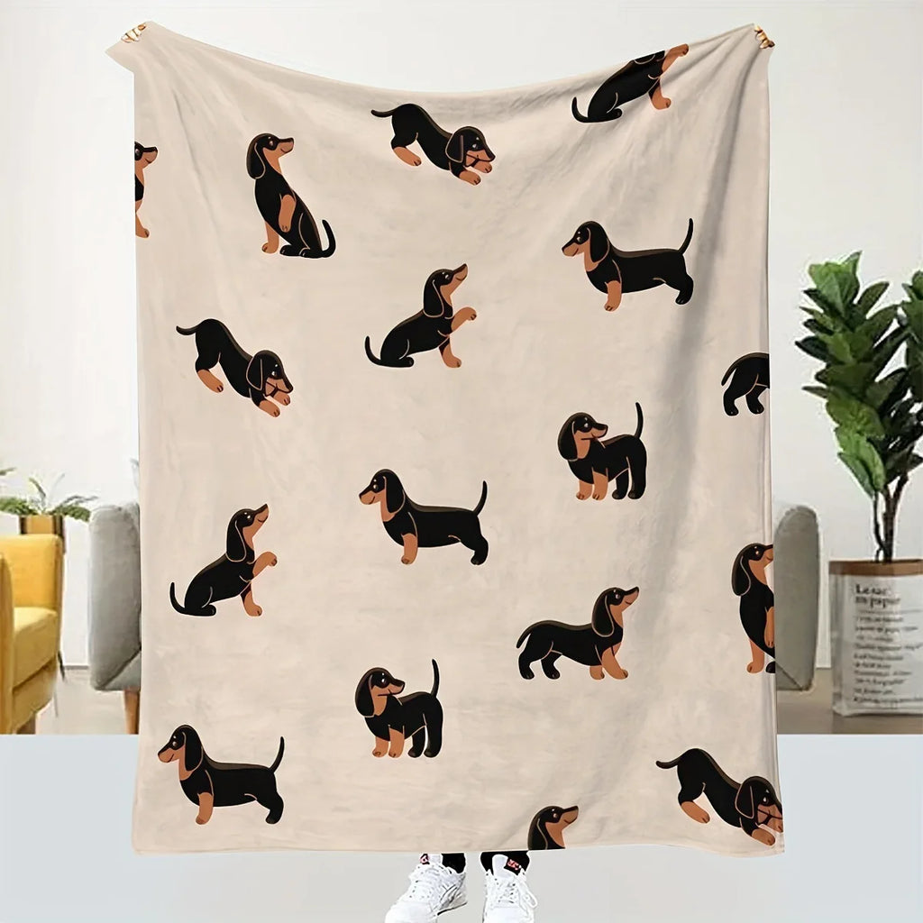 Plaid teckel 🌭 — Le câlin sans les poils