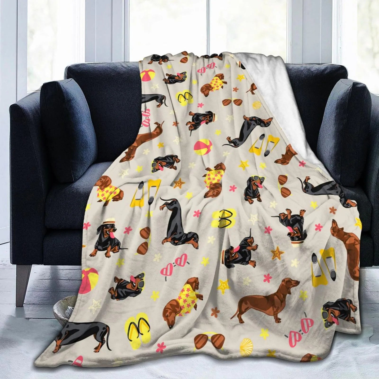 Plaid teckel 🌭 — Le câlin sans les poils