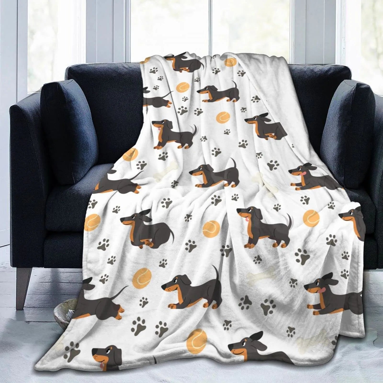 Plaid teckel 🌭 — Le câlin sans les poils