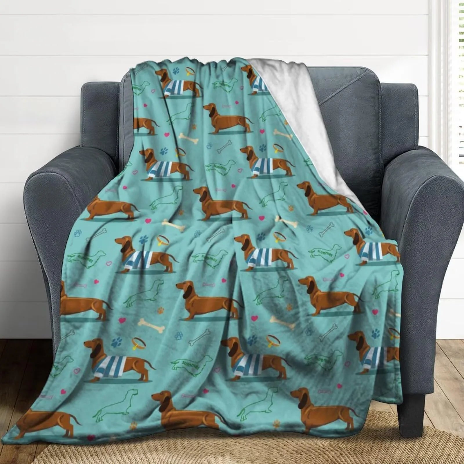 Plaid teckel 🌭 — Le câlin sans les poils
